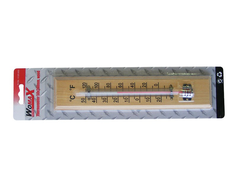 TERMOMETAR 50X240MM DRVENI WOMAX 0325805