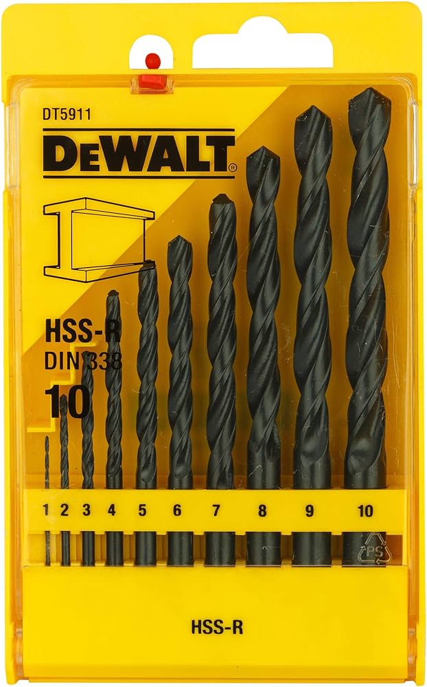 DEWALT SET BURGIJA ZA METAL 1-10MM HSS-G DT5911