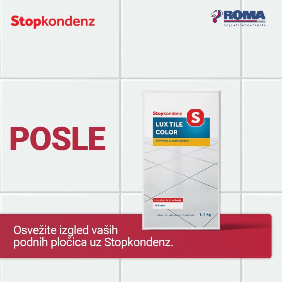 BOJA ZA PODNE PLOČICE BELA 1.1KG STOPKONDENZ