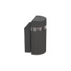 ANTRACIT SIVA ZIDNA LAMPA M038