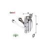 KUKA ZA KAPUT I ŠEŠIR V50 50X90MM