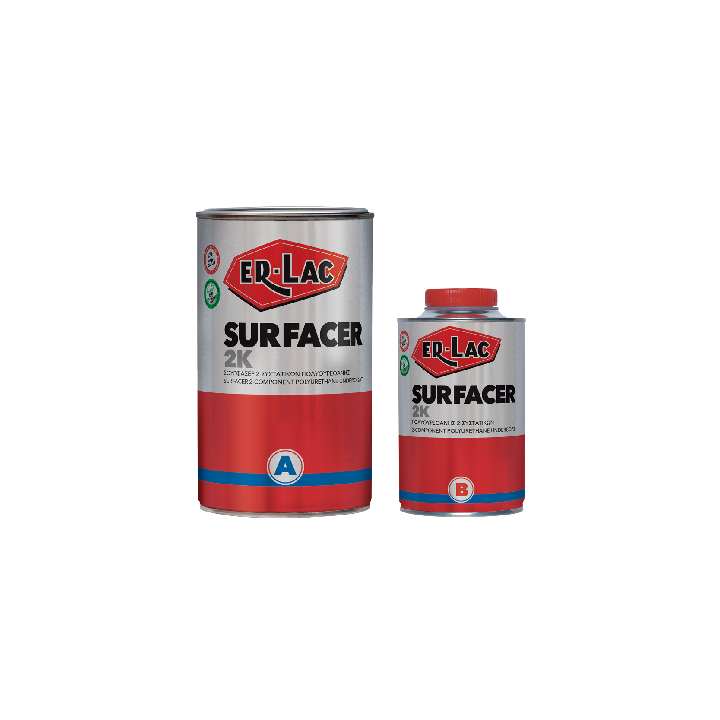 SURFACER WHITE A+B ER LAC