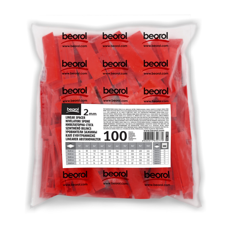 NIVELATOR KAJLE 100KOM BEOROL