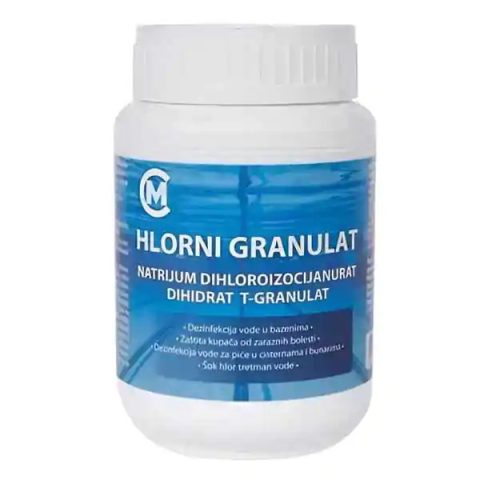 Hlor granule za bazen od 500g za dezinfekciju vode u ponudi Plana Promet Velika Plana.