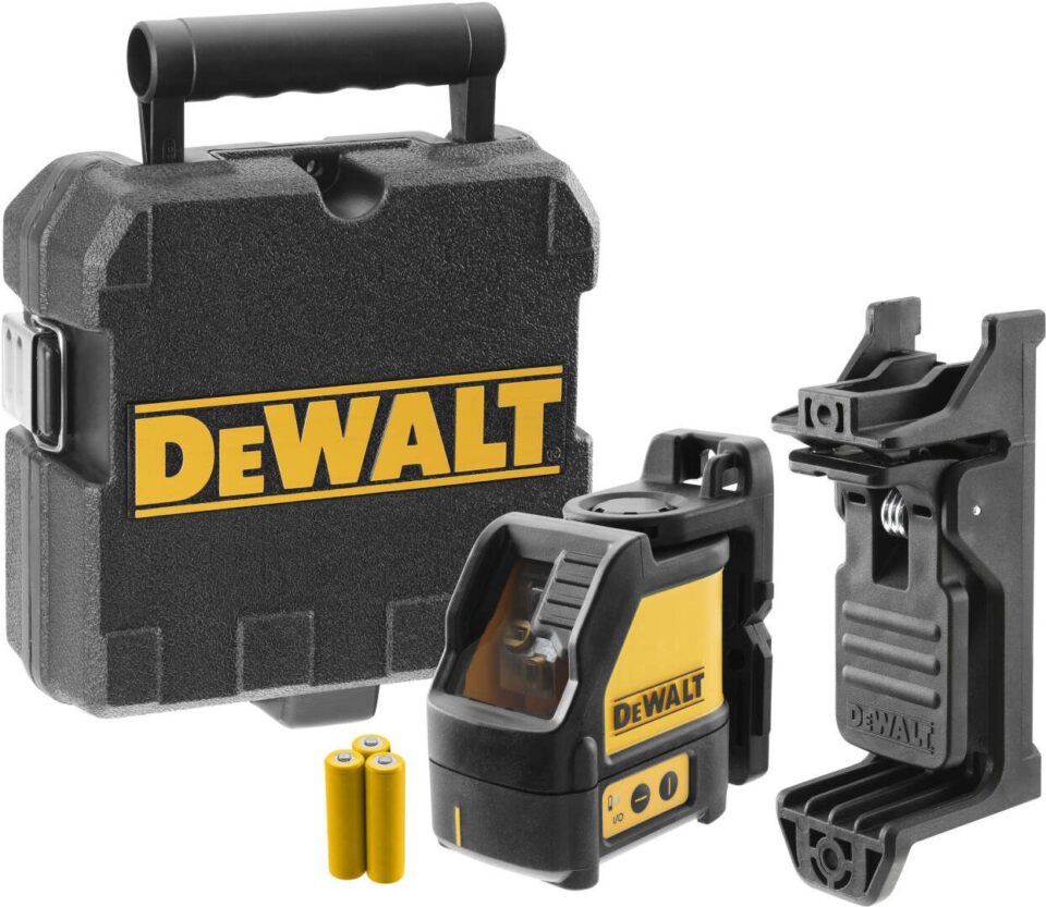 DeWalt samonivelišući linijski laser DW088K sa crvenim zrakom i nosačem u koferu