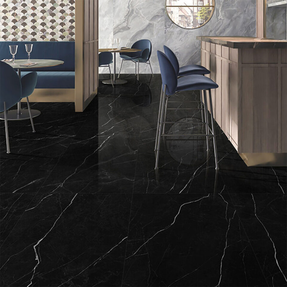 PLOČICA NERO MARQUINA 60X120 GRANIT VISOKI SJAJ INDIA